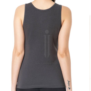 Algodón Poliéster Gimnasio Fitness Wear Mujeres Tank Top Venta caliente Último estilo Mujeres Tank Top - Product Image 4