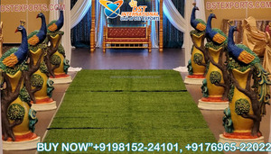 Elefante FRP colorido para decoración de boda, hecho a mano, estatua de elefante de fibra para boda - Product Image 4