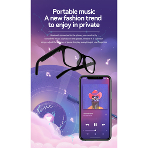 แว่นกันแดดอัจฉริยะ 5.3 รองรับการโทรและฟังเพลงแบบไร้สาย กันน้ำระดับ IPX5 พร้อมระบบสั่งงานด้วยเสียงสำหรับการขับขี่ - Product Image 2