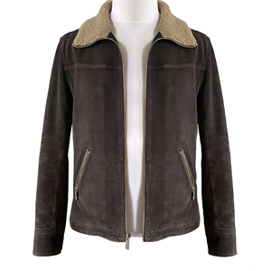 Chaqueta de Cuero para Hombre con Logotipo Personalizado, Chaqueta de Cuero Genuino de Vaca con Grabado de Cocodrilo, Estilo Bomber - Product Image 1