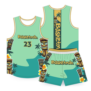 100% polyester basket-ball maillot haut respirant séchage rapide Laker basket-ball uniforme Singlet gilets - Product Image 3