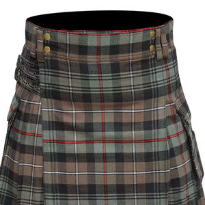 Kilt utilitaire en tartan écossais de haute qualité pour hommes pour hommes Scottish Highland Wear Kilts utilitaires pour hommes - Product Image 2