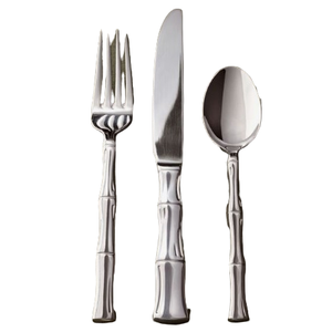 Cubiertos de Metal de acero de calidad estándar, juego de cubiertos de Hotel de lujo, decoración de mesa, cocina, juego de cubiertos de Metal con espejo - Product Image 6