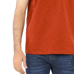 Camiseta de manga corta de algodón pesado más vendida, ropa de calle para jóvenes, logotipo personalizado, 100% algodón, patrón sólido, diseño liso a la moda - Product Image 2