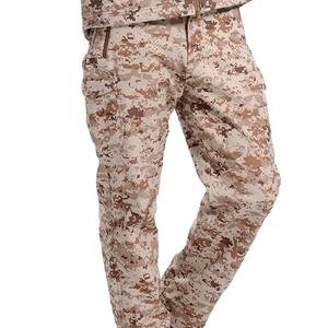 Meilleur pantalon cargo tactique décontracté pour hommes Taille moyenne Plus Size Streetwear Multi-Poches Made Oxford Polyester Cotton Flat - Product Image 1