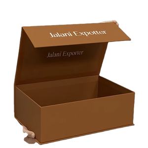 Boîte à papier magnétique pliable de luxe de qualité supérieure, noir mat, laminage mat, doublure satinée, couvercle magnétique, logo personnalisé, matériaux recyclés - Product Image 5