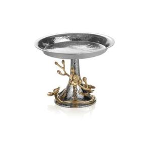 Soporte Plegable de Dos Niveles para Tartas, Acero Inoxidable con Acabado Niquelado, Estilo Moderno, Decoración para Mesa de Fiesta de Cumpleaños - Product Image 4