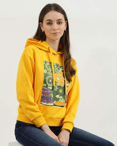 Vêtements de rue de haute qualité sur la taille en gros à capuche vêtements de mode sweats vierges décontracté solide sweats à capuche tricotés pour femme - Product Image 4