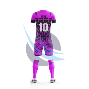 High-Performance Men’s Soccer Uniform Set Custom Logo Breathable Quick-Dry Football Jerseys for Match & Training Custom Made Set - Product Image 2