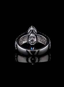 Anillo de compromiso de diamante cultivado en laboratorio VS1 de 2,50 quilates, anillo de aniversario único para su joyería fina, oro blanco de 14 quilates - Product Image 6