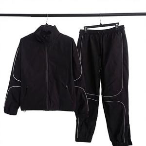 Chándal elegante de invierno con cremallera para hombre, chándal 100% de algodón de secado rápido a prueba de viento, respetuoso con el medio ambiente, deportes de Fitness, precio bajo - Product Image 1