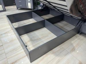 Juego de muebles de dormitorio de madera y tablero de MDF de lujo moderno personalizado con características de almacenamiento duraderas de Metal para el hogar, Hotel, Villa, apartamento - Product Image 2