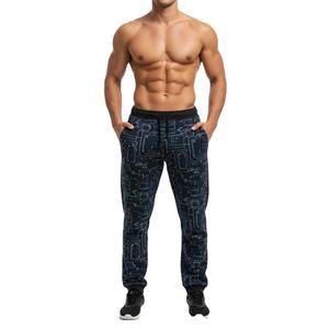 Pantalons de jogging pour hommes, matière flexible, conçus pour l'entraînement et le fitness, coupe confortable, fournisseur de commandes en gros OEM - Product Image 1