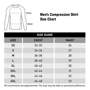 New Arrival <b>Men's</b> Plus Size Compression Shirts Long Sleeve Breathable Quick Dry Athletic Workout Sports Undershirt <b>Base</b> <b>Layer</b> - Product Image 2