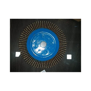 5inch dây thép không gỉ bánh xe bàn chải xoắn Knot Thông tư dây thép Brushes hàn cho máy đánh bóng - Product Image 5