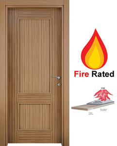 Puerta de Madera Resistente al Fuego, 30/60 Minutos, Puerta Interior de MDF para Habitaciones de Hotel, EI30/EI60, con Marco y Moldura - Product Image 5