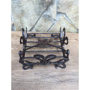 Serviette porte-serviettes floral Viking anniversaire médiéval noël porte-serviettes en métal fer cadeau support de mouchoirs pour Table à manger - Product Image 6