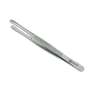 คีมหนีบเนื้อเยื่อ Adson-สีน้ำตาล4.75 "(12ซม.) ตรง9x9ฟันด้านข้างจับเยอรมันสแตนเลส - Product Image 6