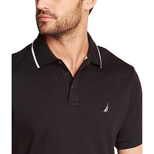 Polo de Golf de media manga para hombre de alta calidad, diseño personalizado, solapa bordada, venta al por mayor, deportes informales antiarrugas de punto - Product Image 3