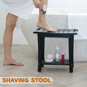 Banco de Ducha de Madera de Alta Calidad Diseñado para una Soporte Duradero y Elegantes Interiores de Baño o Spa - Product Image 1