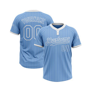 Uniformes de Béisbol Personalizados de Primera Calidad, Sublimados, Transpirables, de Secado Rápido, 100% Poliéster, Tallas Grandes, Unisex, Cuello Redondo para Adultos - Product Image 1