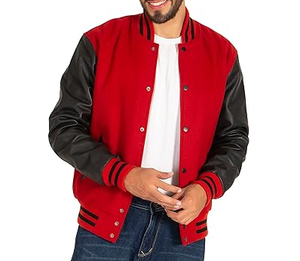 Customized Logo Letterman Varsity <b>Jackets</b> Chenille Embroidery <b>Baseball</b> 100% Wool Varsity CollegeBaseballjacket <b>for</b> <b>men</b> - Product Image 3