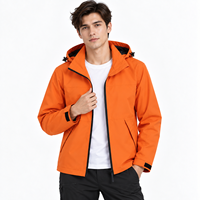 Blouson Moto Décontracté Automne-Hiver avec Fermeture Éclair, Coupe-Vent, Anti-Taches, à Capuche, Tendance Classique, Doublure Simple en Maille Respirante