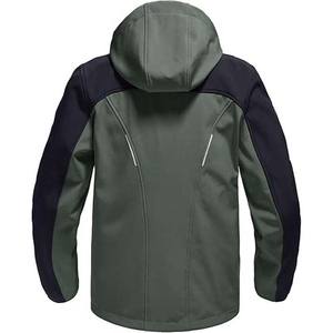 Personalizado de invierno de cáscara suave impermeable entrenamiento polar chaqueta Softshell para los hombres OEM - Product Image 2