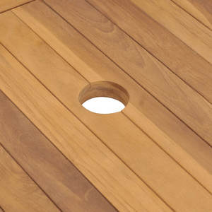 DreamCraft Solid <b>Wood</b> Teak 52" X 17.7" X 29.5" Classic Design <b>Bathroom</b> Vanity <b>Cabinet</b> with 3 Baskets Vietnam Origin - Product Image 3