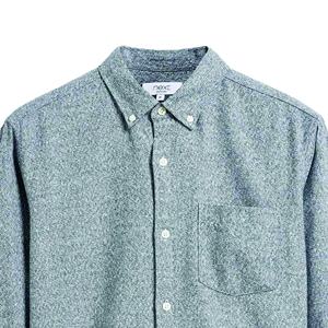 Camisa informal de moda personalizada para hombres Fitness Slim Fit Streetwear hombres camisas de manga larga con capucha - Product Image 4