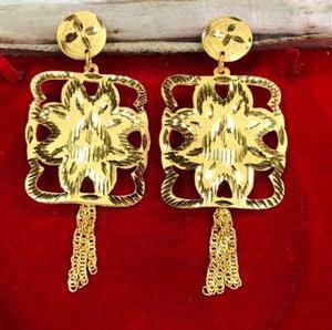 Juego de pendientes de pulsera de 3mm con relleno de oro hecho a mano para mujer, ropa de fiesta Vintage Regular con regalo de circón dorado - Product Image 3