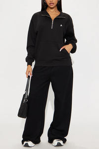 Sudadera con Capucha Extra Grande para Mujer, 100% Algodón, con Logotipo Personalizado OEM, Impresa de Alta Calidad, Informal de Otoño, Ecológica y Transpirable - Product Image 2