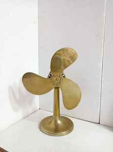 Decorative Antique Finishing Propeller Fan <b>Table</b> and Showcase <b>Display</b> Showpiece Best Selling Vintage Fan <b>Table</b> Object - Product Image 6