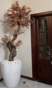 ต้นไม้ประดับตกแต่งบ้านและสำนักงาน ใช้ได้ทั้งภายในและภายนอกอาคาร ทำจากพลาสติก ต้นไม้ปลอมสำหรับห้องนั่งเล่นและสวน - Product Image 3