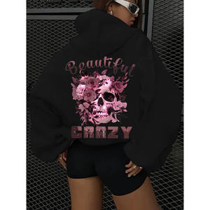 Kinitwear Otoño/Invierno para mujer Sudadera Jersey Un color Ocio Estándar Hecho en China - Product Image 1