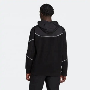 Sudadera con capucha de algodón para hombre Sudadera con capucha de algodón de alta calidad Reflector de ropa deportiva de dos piezas y sudaderas con capucha - Product Image 3