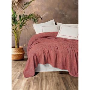Couvre-lit Matelassé Bordeaux – Taille Standard – Polycoton – Fabriqué En Italie