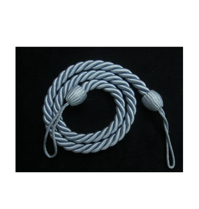 Mejor diseño Cuerda Tie Back Cortina Titular Accesorios cortina magnética Tieback Weave Cuerda diseño colgante Uso de alta calidad - Product Image 3