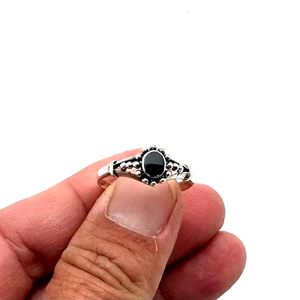 925 Sterling Silver Handmade Gemstone Black Onyx Spinner Ring Bijoux 925 Estampillé Meilleure Qualité Naturel Designer Promise Ring - Product Image 1