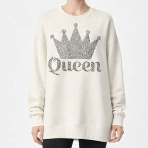 <b>Women</b> Long Sleeve Oversized <b>Dress</b> Regular Fit Soft Fleece Warm Casual Wear Perfect Winter comfort Streetwear Style Rhinestone - Product Image 3