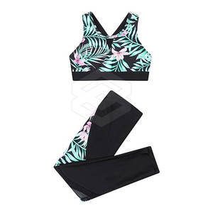Ropa deportiva para mujer de patrón sólido de moda más vendida, conjunto de Yoga a un precio razonable que incluye características de talla grande, venta en línea - Product Image 3