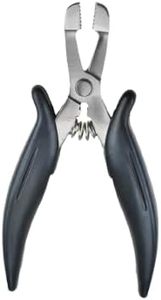 Alicates de extensión de cabello profesionales de acero inoxidable reutilizables, ligeros y duraderos, herramientas de trituración de enlaces de fusión de microanillos - Product Image 5
