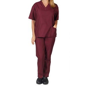 OEM al por mayor personalizado ligero transpirable señoras Hospital Scrub Sets mejor Material uniformes médicos - Product Image 1