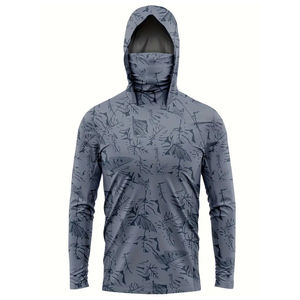 Camisa de Pesca Larga para Hombre con Logotipo Personalizado, OEM ODM, Transpirable, de Secado Rápido, UPF 50+, Antibacteriana, Impresión por Sublimación Completa, para Actividades al Aire Libre - Product Image 2
