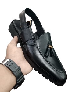 รองเท้าแตะกลางแจ้งหนังแท้สำหรับผู้ชายมีตะขอและห่วงปิดที่ปลอดภัยเหมาะสำหรับการเดินทางและเดินขายส่งโลโก้ตามต้องการ - Product Image 6