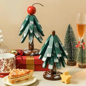 Wooden Tree Coaster Natural Wood Placemat For Kitchen Cup Dish Use Vietnam By 99 Gold Data - Ms Violet - Product Image 3