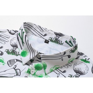 Polos couleur unie OEM T-shirts polo à manches courtes en polyester respirant et spandex Vente en gros Chemise de golf imprimée par sublimation pour homme - Product Image 3