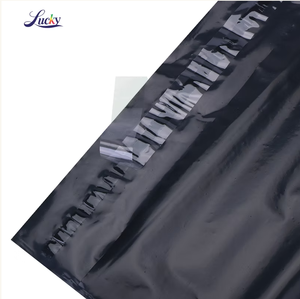 Bolsas de Envío Personalizadas Ecológicas Blancas No Tóxicas Impresas con Serigrafía Autosellables Impermeables de Poliéster Reciclado - Product Image 5