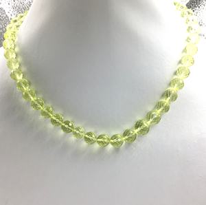 ลูกบอลควอตซ์เลมอนธรรมชาติเจียระไนสำหรับทำเครื่องประดับอัญมณี - Product Image 1