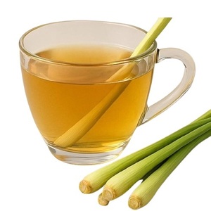 Matière première végétale de citronnelle coupée naturellement, morceaux de feuilles de Cymbopogon Citratus, ingrédient botanique de feuille de Cymbopogon Citratus - Product Image 2